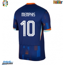 Nederland Memphis Depay #10 Bortedrakt EM 2024 Kortermet